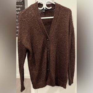 Ann Taylor Chocolate Knit Sweater